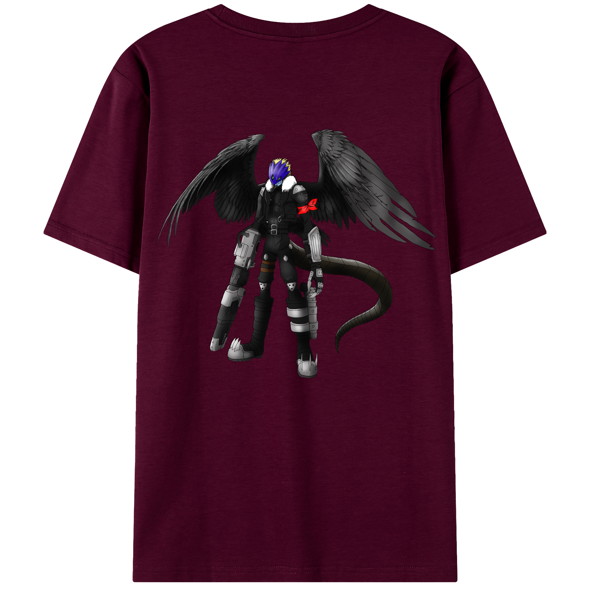 （画像用） Digimon デジタルモンスター/デジモン レディース半袖Tシャツ(バックプリント)